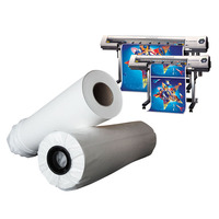 Papier de transfert par sublimation à séchage rapide, format rouleau, 58g/80g/90g/100g/120g/m²