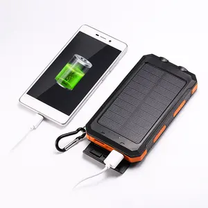 Wholesale hiqh quality output 12v portable waterproof mini solar charger power bank