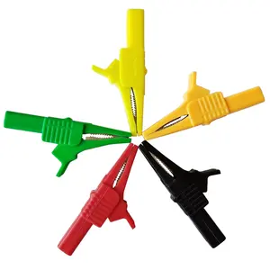 MX 32A 1000V Double Insulated Pure Copper Alligator Clips für 4mm Banana Plug Multimeter <span class=keywords><strong>Test</strong></span> Probes - Product Image 1