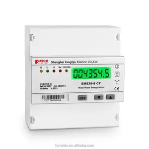 EM535-Mod CT 3 שלב קוט"ש חשמל modbus אנרגיה מטר 3*230V