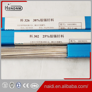 Naidi Factory OEM/ODM L302 Barre de <span class=keywords><strong>soudure</strong></span> argentée à 25% et métal de remplissage pour brasage à l'étain à 25%, 2mm 1.5mm, Fil de soudage AWS BAg-37 BAg25cuznsn - Product Image 2