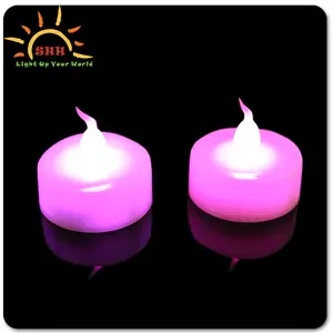 New Year item LED taper candle for all party with colorful lights