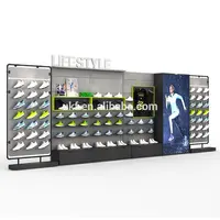 Custom Sport Store Hout Wandmontage Schoenen Display Planken