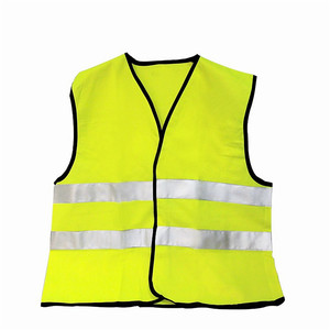Coloré PVC Construction <span class=keywords><strong>Jaune</strong></span> Réfléchissant <span class=keywords><strong>Gilet</strong></span> De Sécurité Pour Enfants - Product Image 1