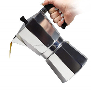 OEM estufa Espresso Moka Pot estufa superior clásica de aluminio Moka Pot 1 <span class=keywords><strong>2</strong></span> 3 6 12 <span class=keywords><strong>tazas</strong></span> italiano Express <span class=keywords><strong>Greca</strong></span> <span class=keywords><strong>cafetera</strong></span> Moka Pot - Product Image 2