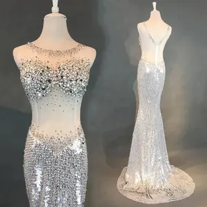 Italie argent spécial Sexy en paillettes robes 2018