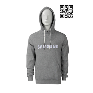 Sudadera con Capucha para Hombre, Gris, 100% Algodón, con Logotipo Bordado, Diseño de Corazón de Ángel, Estampado en Serigrafía, Ecológica, para Otoño - Product Image 6