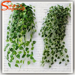 دائمة الخضرة فاين أسماء أوراق الشجر المشفرة شجرة اصطناعية أوراق الشجر سلسلة الكرمة الاصطناعي أوراق الشجر - Product Image 4