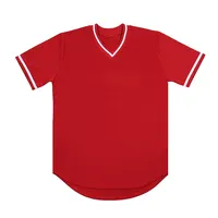 Unisex Sublimation Blank V Neck Baseball T Shirts