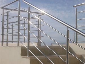 Modern Design Ms Pipe <strong>Railing</strong> Stainless <strong>Steel</strong> <strong>Railing</strong> Design - Product Image 4
