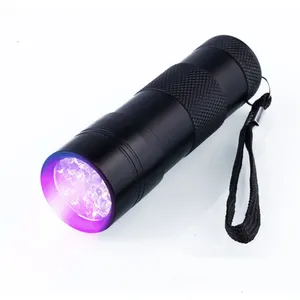 Détecteur d'urine en métal <span class=keywords><strong>Ultra</strong></span> <span class=keywords><strong>Violet</strong></span>, 395nm, lampe de poche UV 12 <span class=keywords><strong>Led</strong></span> pour animaux de compagnie - Product Image 6