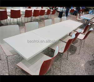 Table en résine acrylique à la mode, hauts de table en marbre artificiel, table de café en pierre artificielle - Product Image 4