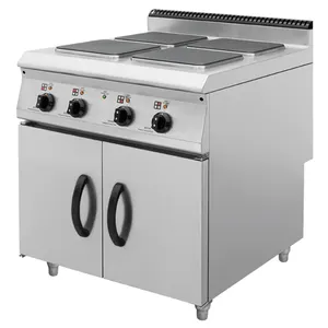 Commercial Kitchen Equipment 4 Burner Electric Flat hot Cooking Range Plate