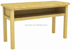 Chaises et tables d'école maternelle <span class=keywords><strong>en</strong></span> <span class=keywords><strong>bois</strong></span> ignifuges / 6 places Meubles <span class=keywords><strong>en</strong></span> <span class=keywords><strong>bois</strong></span> pour enfants / Table d'étude carrée pour enfants QX-196E - Product Image 4