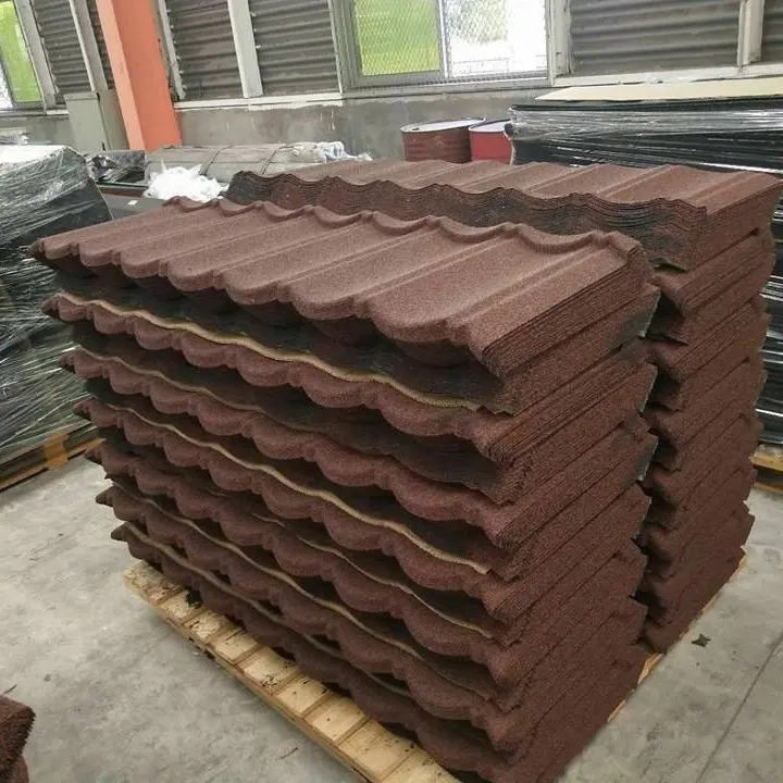 Hot sale Villa sand coated metal roofing sheets price/ type of philippines roof tiles/cheap roofing shingles