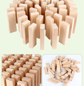 Torre di legno pezzi blocco 9x3x1.5cm Giocattolo Giochi Da Tavolo di Legno blocco unico blocco di pezzi - Product Image 5