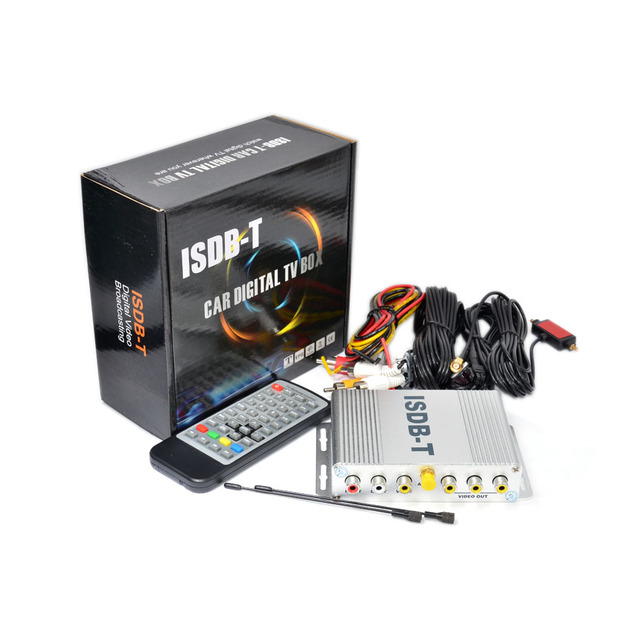 Mobile Car DVD GPS ISDB-T Digital TV Tuner Receiver Box for South America Brazil