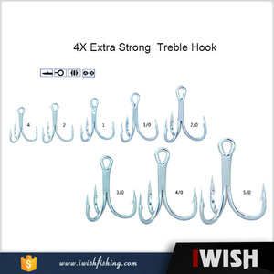 Esche Applicazione Super Ago Punti di Latta Finitura <span class=keywords><strong>4X</strong></span> Pesca Treble Ganci - Product Image 1