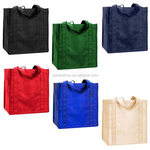 Top vente <span class=keywords><strong>eco</strong></span> friendly personnalisé logo impression promotion cadeau sac grand <span class=keywords><strong>vert</strong></span> non tissé sac - Product Image 1