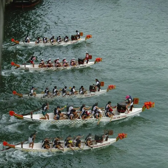 quality stable racing dragon boat with strong competition