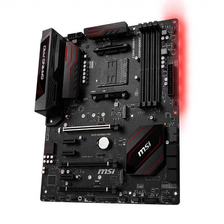 MSI AMD X470 GAMING PRO - 64GB DDR4 Desktop Motherboard