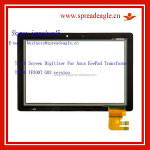 Noir écran tactile Digitizer pour <span class=keywords><strong>Asus</strong></span> EeePad Transformer TF300 TF300T G03 version écran tactile - Product Image 1