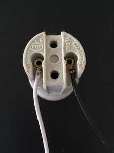 CE Chứng Nhận Và Vít Phong Cách Bóng Đèn Gốm Chủ E27 Ổ Cắm - Product Image 3