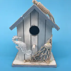 new design product handmade custom small wooden bird nest