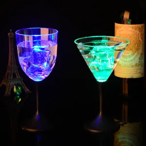 Verre à Martini lumineux 60Ml, clignotant LED, nouveau Design, 2019