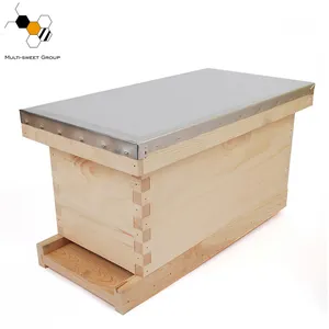 Wooden 5 frame bee nuc box