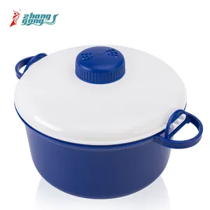 Forno a microonde pentola di cottura di riso di plastica steamer basket