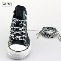 Chaussures de créateur amusantes, Logo imprimé, 63 pouces, dégradé arc-en-ciel, dentelle en vrac, vert moucheté, lacets personnalisés pour baskets