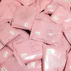 गुलाबी शिपिंग एक्सप्रेस कूरियर biodegradable मेलिंग बैग