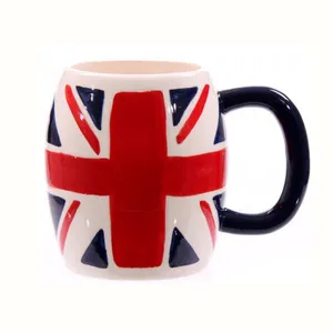 Inggris bendera cetak besar raksasa mug