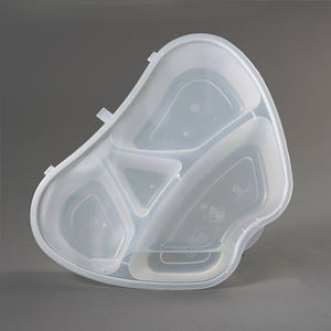 Auto-conception 1000 ml en plastique transparent alimentaire garni de conteneurs - Product Image 1