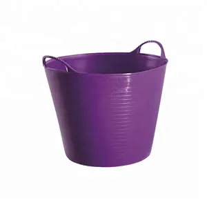 Alta qualidade portátil e flexível balde de água balde de plástico balde jardim