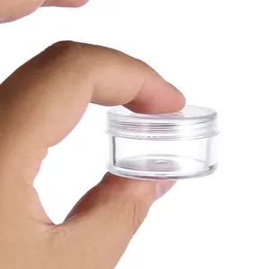 Custom Plastic 10G 30Ml 50Ml 100G Crème Container Jar Kleine Mini Eye Skin Cream Container