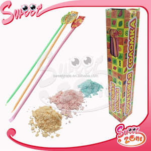Bonbons en <span class=keywords><strong>poudre</strong></span> aux fruits super longs, bonbons en <span class=keywords><strong>paille</strong></span> - Product Image 2