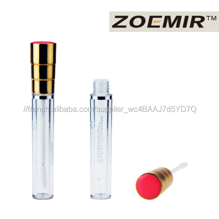 Style de mode lip gloss container haute qualité personnalisé liquide rouge à lèvres tube