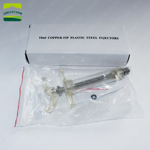 <span class=keywords><strong>Jeringa</strong></span> de Plástico y Acero de <span class=keywords><strong>10</strong></span> ml TPX para Uso Animal e Industrial - Product Image 5