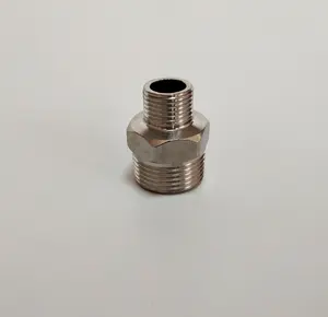 Wholesale 1/2'' to 3/4''NPT BSP thread pipe fitting cast male thread reducing stainless steel nipple