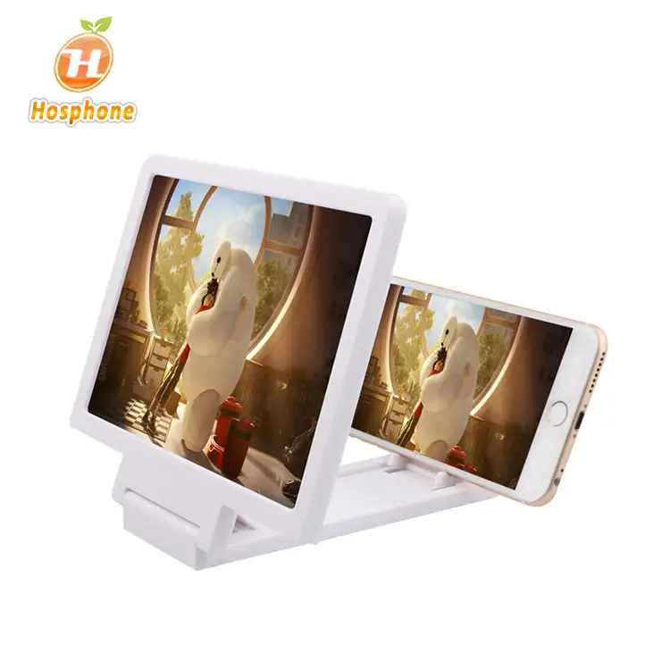 3D enlarge Screen extended display Magnifier Enlarge Screen F1 for mobile cell phone 4.7inch become 8.2inch