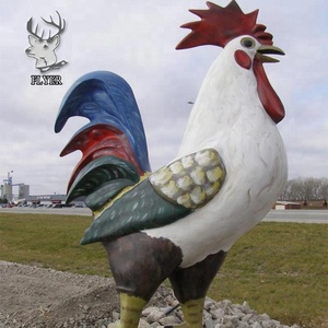 Estatua de Gallo Grande de Fibra de Vidrio para Exteriores <span class=keywords><strong>en</strong></span> Venta - Product Image 5