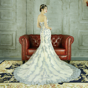RSM66387 Robe de mariée <span class=keywords><strong>en</strong></span> dentelle sur mesure, élégante robe de mariée de style africain, robe de mariée sirène - Product Image 6