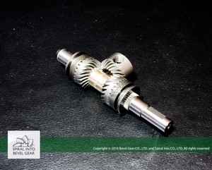 Pièces de machine d'arbre d'engrenage conique en spirale en acier de direction à droite personnalisées de haute qualité de fabricant de Taiwan - Product Image 2