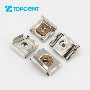TOPCENT meubles raccords de salle de bains miroir <span class=keywords><strong>porte</strong></span>-étagère en verre en verre contenant <span class=keywords><strong>pince</strong></span> - Product Image 2