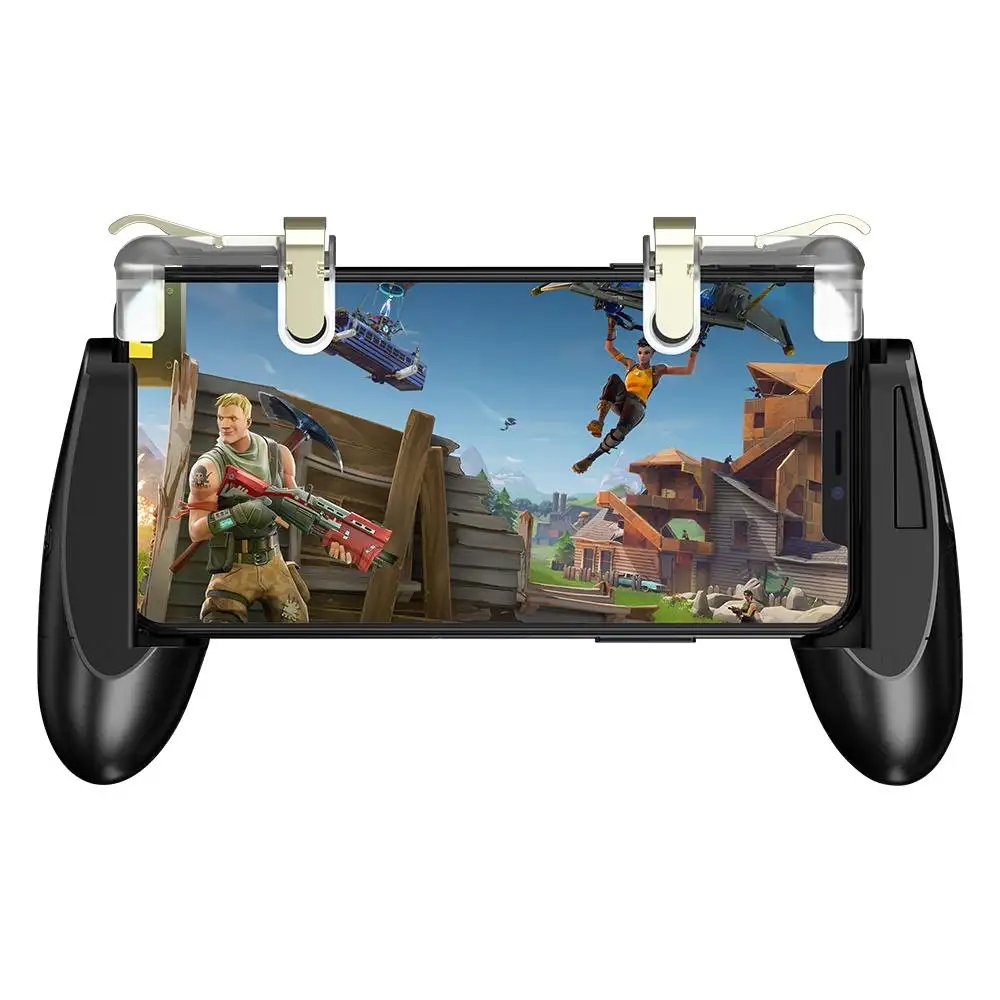 Firestick Grip for Android & iOS Phone, Game Mount Bracket Trigger Fire Button Aim Key,Transparent Shooting Clips
