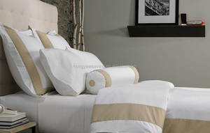 Conception de luxe personnalisé hôtel housse de couette de qualité ensemble pour la vente en gros - Product Image 2