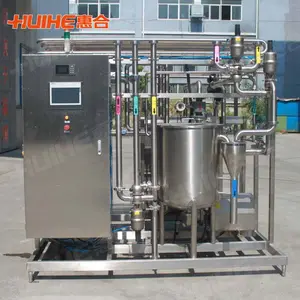 135 grados HTST flash pasteurizer máquina automática de 500L/H flujo de la pasteurización solución máquina