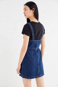 <span class=keywords><strong>Robe</strong></span> pantalon en Denim, convertible, fermeture éclair frontale, tenue pour femmes - Product Image 4
